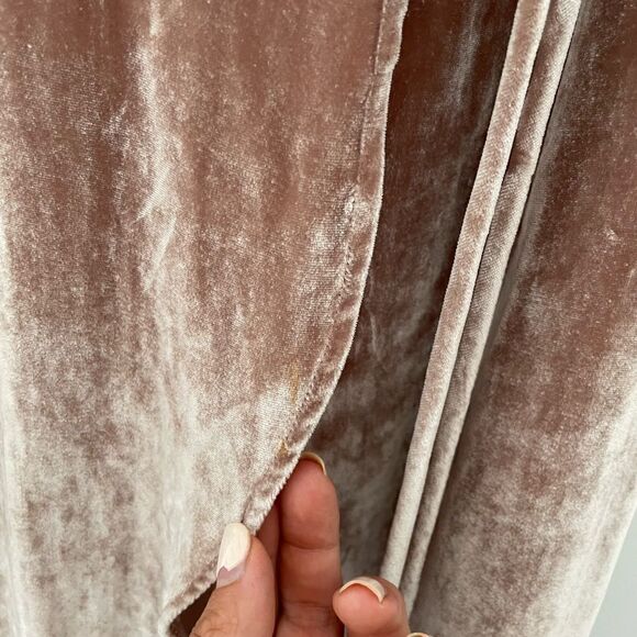 Reformation Anoush Velvet Dress in Blush - Picture 8 of 8